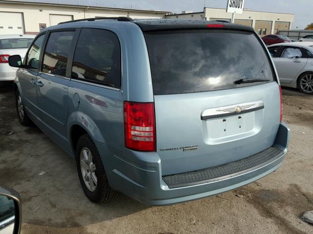 2A8HR54P88R652498 - 2008 CHRYSLER TOWN & COU GREEN photo 3