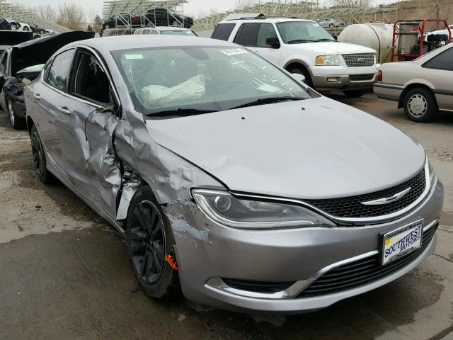 1C3CCCAB0FN612768 - 2015 CHRYSLER 200 LIMITE SILVER photo 1