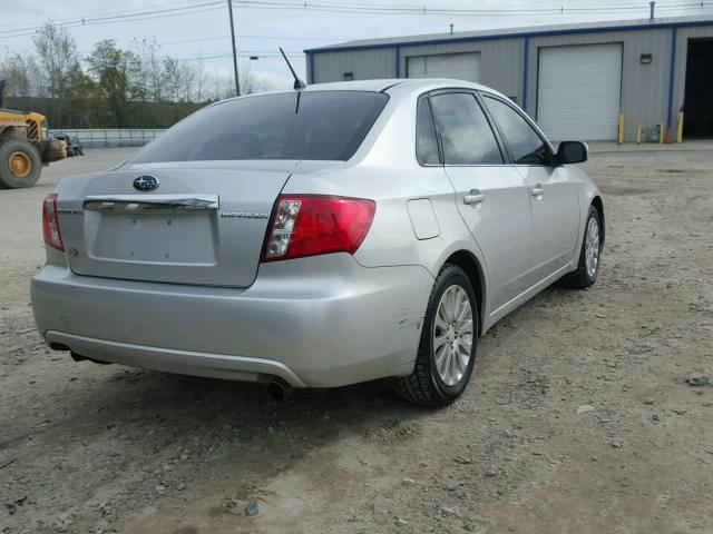 JF1GE61678G503085 - 2008 SUBARU IMPREZA SILVER photo 4