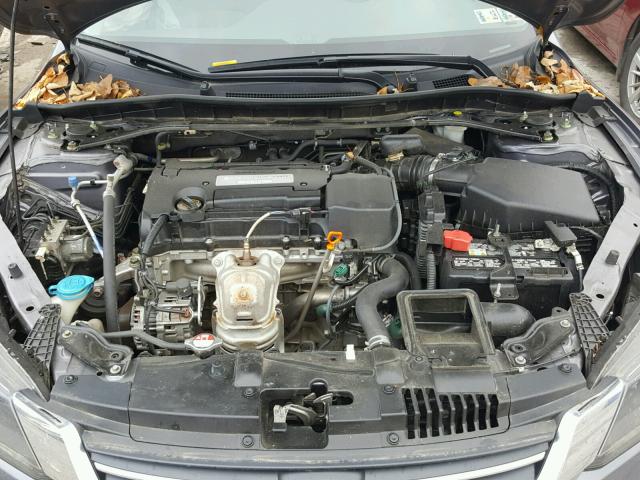 1HGCR2F8XEA074525 - 2014 HONDA ACCORD EXL GRAY photo 7