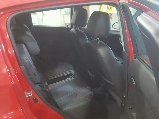 KL8CD6S95DC507411 - 2013 CHEVROLET SPARK 1LT Красный фото 6