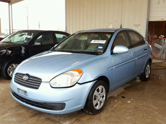 KMHCN46CX6U030708 - 2006 HYUNDAI ACCENT GLS BLUE photo 2