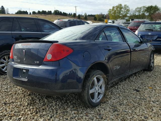 1G2ZG57N684249087 - 2008 PONTIAC G6 BASE BLUE photo 4