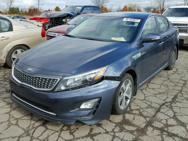 KNAGM4AD9E5069806 - 2014 KIA OPTIMA HYB GRAY photo 2