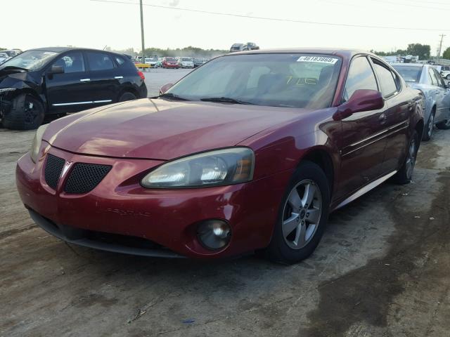 2G2WP552361129896 - 2006 PONTIAC GRAND PRIX Темно-червоний фото 2