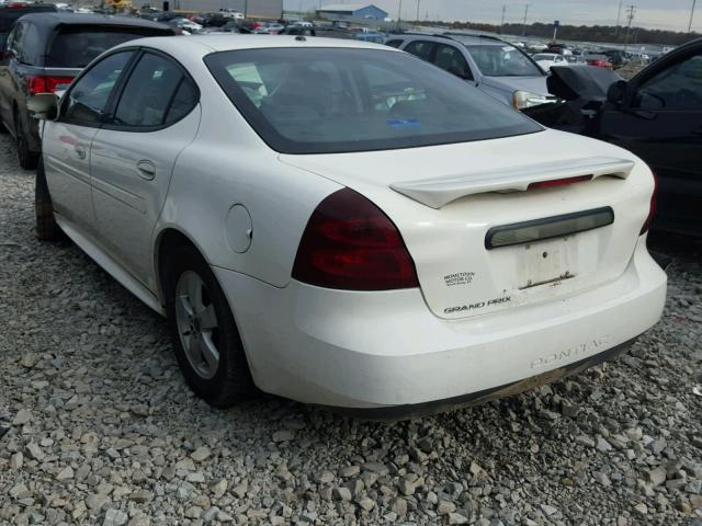 2G2WP552161150648 - 2006 PONTIAC GRAND PRIX WHITE photo 3