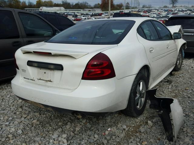 2G2WP552161150648 - 2006 PONTIAC GRAND PRIX WHITE photo 4