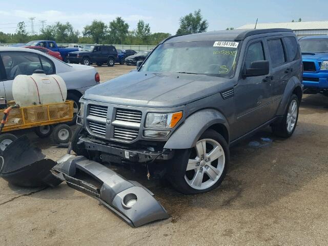 1D4PU4GK1BW605973 - 2011 DODGE NITRO HEAT GRAY photo 2