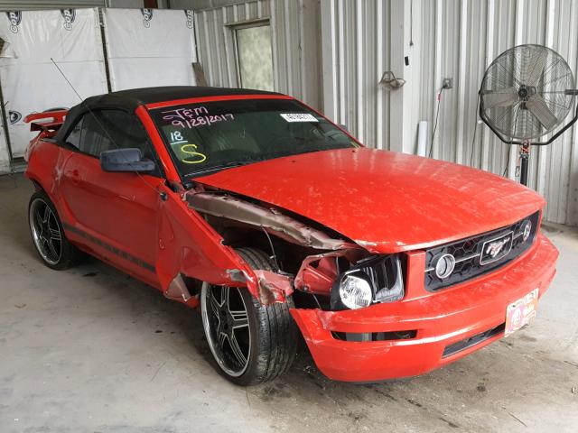 1ZVFT84N065168199 - 2006 FORD MUSTANG RED photo 1