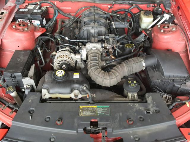 1ZVFT84N065168199 - 2006 FORD MUSTANG RED photo 7