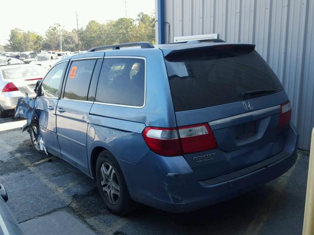 5FNRL38856B032690 - 2006 HONDA ODYSSEY TO BLUE photo 3