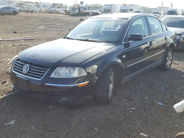 WVWRH63B43P114286 - 2003 VOLKSWAGEN PASSAT GLX BLACK photo 2