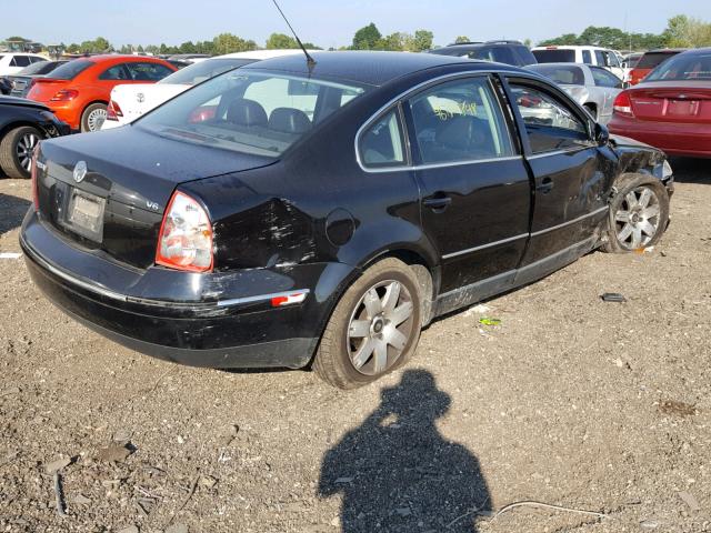 WVWRH63B43P114286 - 2003 VOLKSWAGEN PASSAT GLX BLACK photo 4