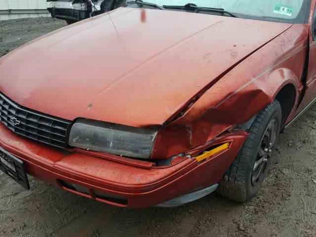 1G1LV15M2TY154076 - 1996 CHEVROLET BERETTA RED photo 9