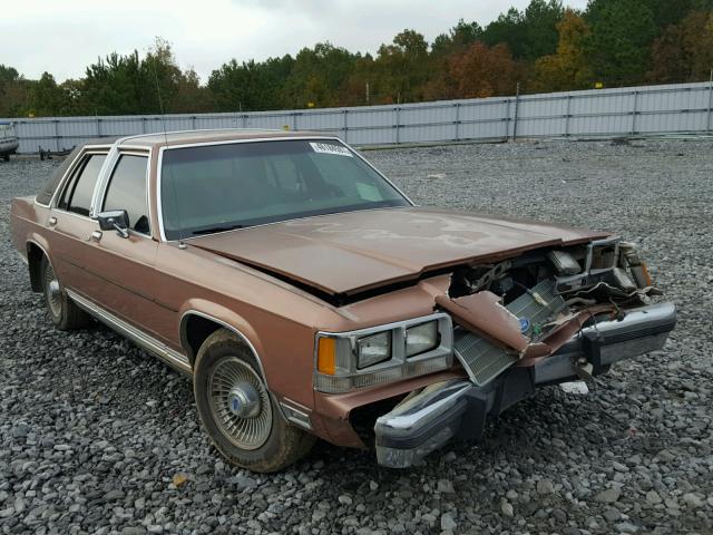 2FACP74F9MX142151 - 1991 FORD CROWN VICT BROWN photo 1