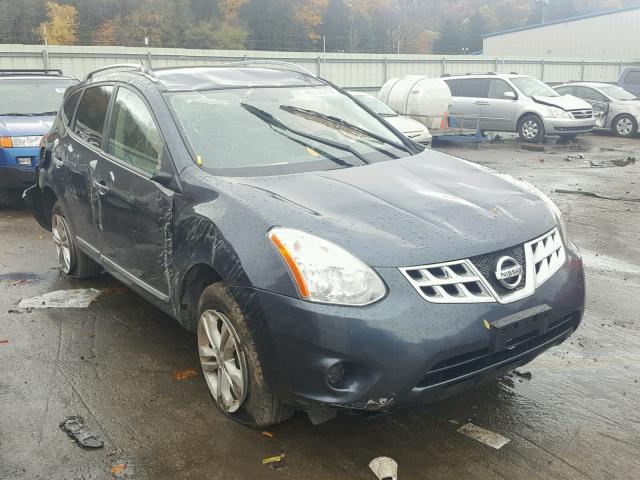 JN8AS5MV0DW624972 - 2013 NISSAN ROGUE S BLUE photo 1