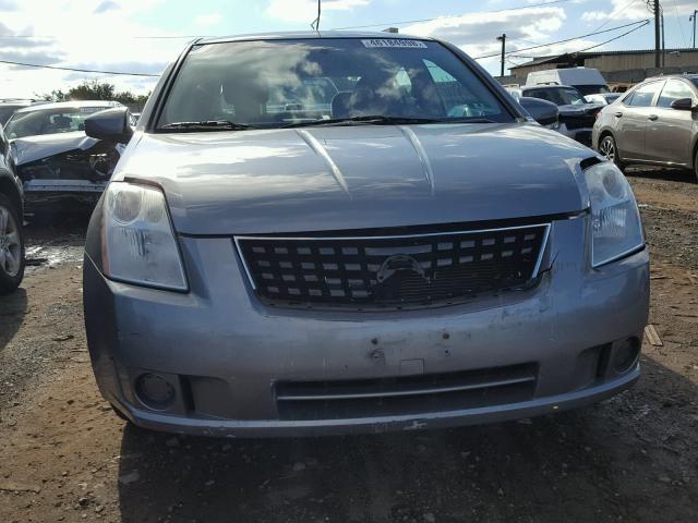 3N1AB61E18L718301 - 2008 NISSAN SENTRA 2.0 GRAY photo 9