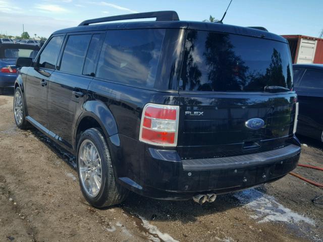 2FMDK51C59BA08054 - 2009 FORD FLEX SE BLACK photo 3