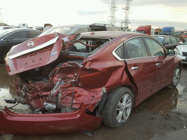 1N4AL3AP0EC169908 - 2014 NISSAN ALTIMA 2.5 MAROON photo 4