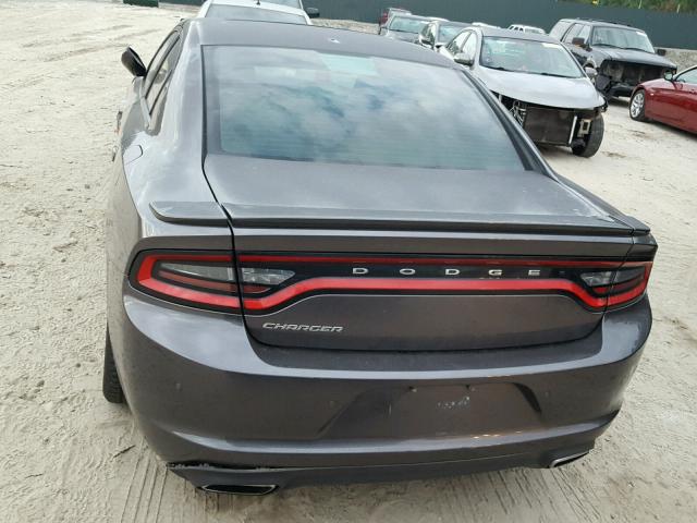 2C3CDXBG7FH500962 - 2015 DODGE CHARGER SE GRAY photo 9