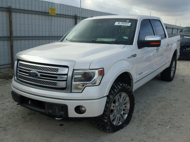 1FTFW1ET5DFB09901 - 2013 FORD F150 SUPER WHITE photo 2