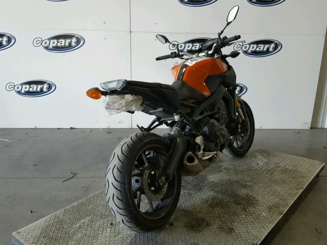 JYARN33Y8EA000482 - 2014 YAMAHA FZ09 C ORANGE photo 4