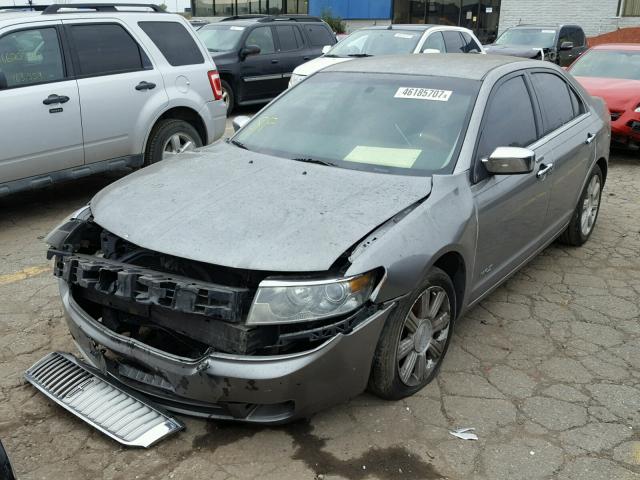 3LNHM26T48R622371 - 2008 LINCOLN MKZ GRAY photo 2