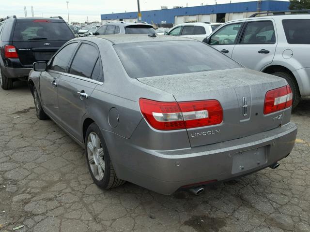 3LNHM26T48R622371 - 2008 LINCOLN MKZ GRAY photo 3