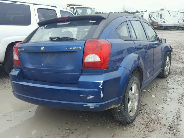 1B3HB48A09D161070 - 2009 DODGE CALIBER SX BLUE photo 4