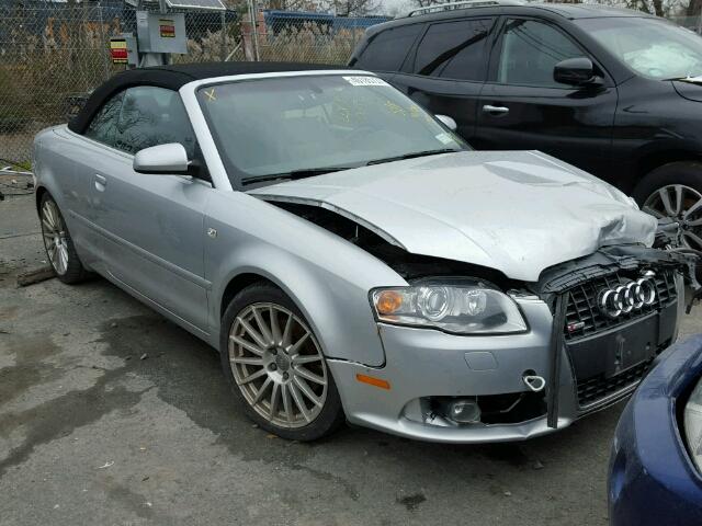 WAUDH48H19K011101 - 2009 AUDI A4 3.2 CAB SILVER photo 1