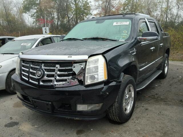 3GYFK62857G193238 - 2007 CADILLAC ESCALADE E BLACK photo 2