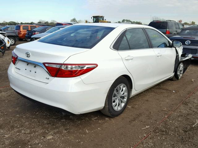 4T4BF1FK8GR522711 - 2016 TOYOTA CAMRY LE WHITE photo 4