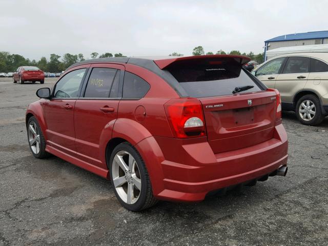 1B3HB68F18D698620 - 2008 DODGE CALIBER SR RED photo 3