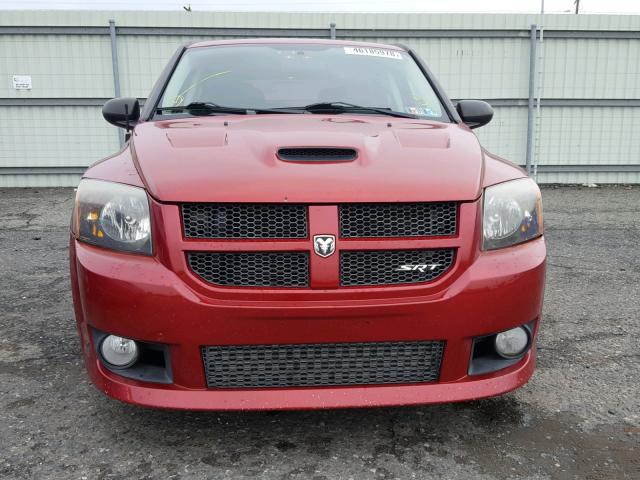 1B3HB68F18D698620 - 2008 DODGE CALIBER SR RED photo 9