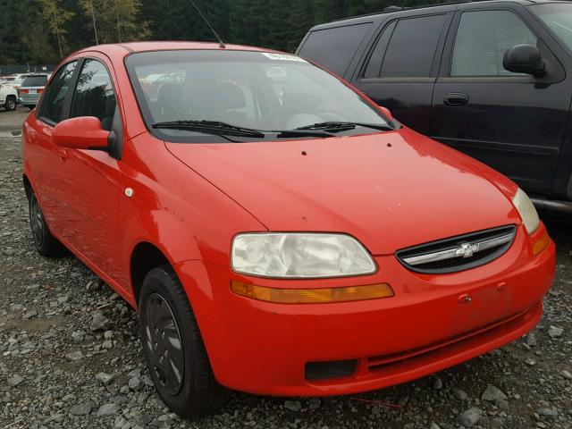 KL1TD52665B452764 - 2005 CHEVROLET AVEO BASE 红色 照片 1