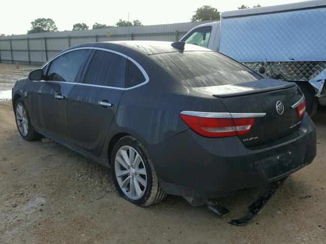 1G4PT5SVXF4184145 - 2015 BUICK VERANO PRE GRAY photo 3