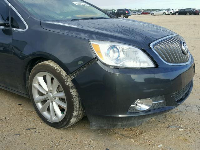 1G4PT5SVXF4184145 - 2015 BUICK VERANO PRE GRAY photo 9