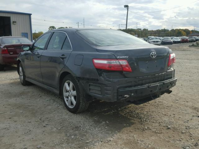 4T1BE46K09U393820 - 2009 TOYOTA CAMRY GRAY photo 3