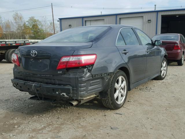 4T1BE46K09U393820 - 2009 TOYOTA CAMRY GRAY photo 4