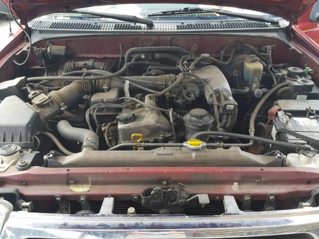 JT3GM84R4Y0060003 - 2000 TOYOTA 4RUNNER BURGUNDY photo 7