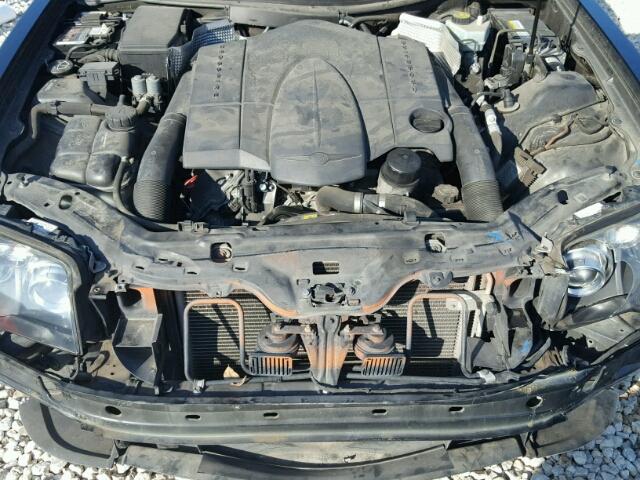 1C3LN59L77X072134 - 2007 CHRYSLER CROSSFIRE BLACK photo 7