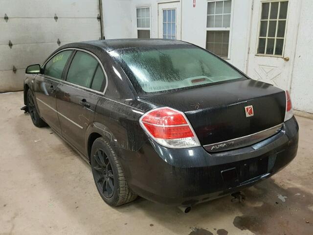 1G8ZS57B18F283050 - 2008 SATURN AURA XE BLACK photo 3