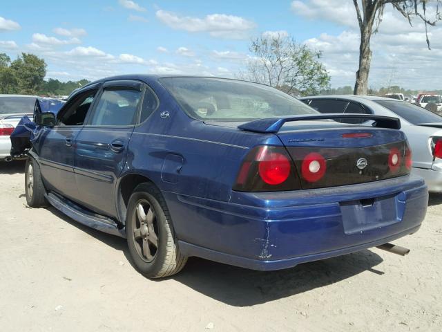 2G1WH52K259316441 - 2005 CHEVROLET IMPALA LS BLUE photo 3