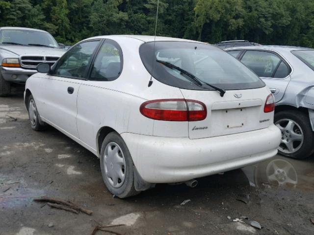 KLATA2269YB522964 - 2000 DAEWOO LANOS S 白色 照片 3