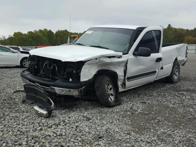 1GCEC14T15Z341014 - 2005 CHEVROLET SILVERADO WHITE photo 2