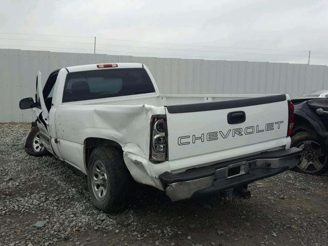 1GCEC14T15Z341014 - 2005 CHEVROLET SILVERADO WHITE photo 3