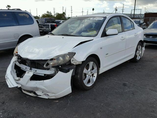 JM1BK324X61449984 - 2006 MAZDA 3 S WHITE photo 2