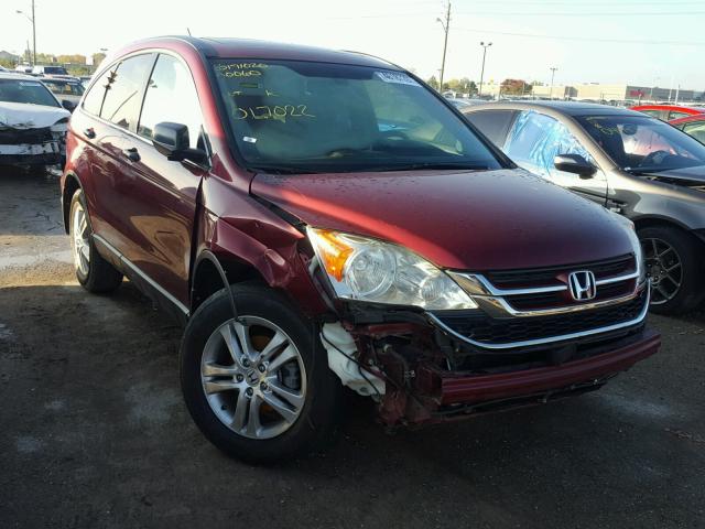 5J6RE4H50BL017022 - 2011 HONDA CR-V EX RED photo 1