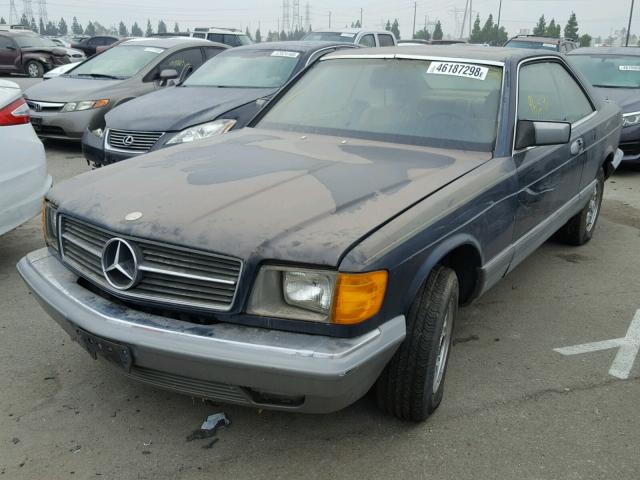 WDBCA43A8DB004263 - 1983 MERCEDES-BENZ 380 SEC BLUE photo 2