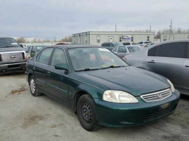 2HGEJ8646XH565436 - 1999 HONDA CIVIC EX GREEN photo 1